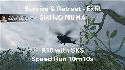 R10 with SKS Speed Time 10m10ss 🤩Solo Speed Run Clasic Endles S&R - Exfil in SHI NO NUMA🤩