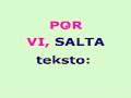 por vi, Salta (teksto kaj akompano)