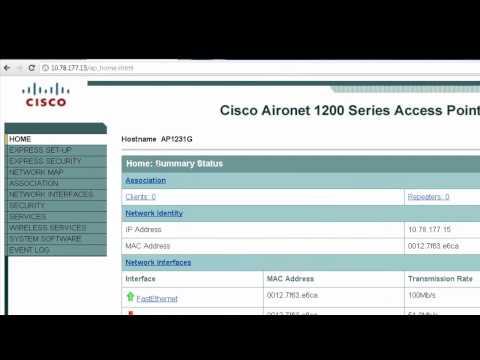 Cisco Basic Wireless LAN (WLAN) connection with Cisco Aironet Access Point (AP) - Vinay Sharma