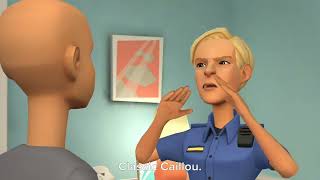 Classic Caillou gets arrested for nothing