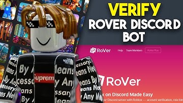 How to Verify Roblox with Rover Discord Bot (2024) Step By Step