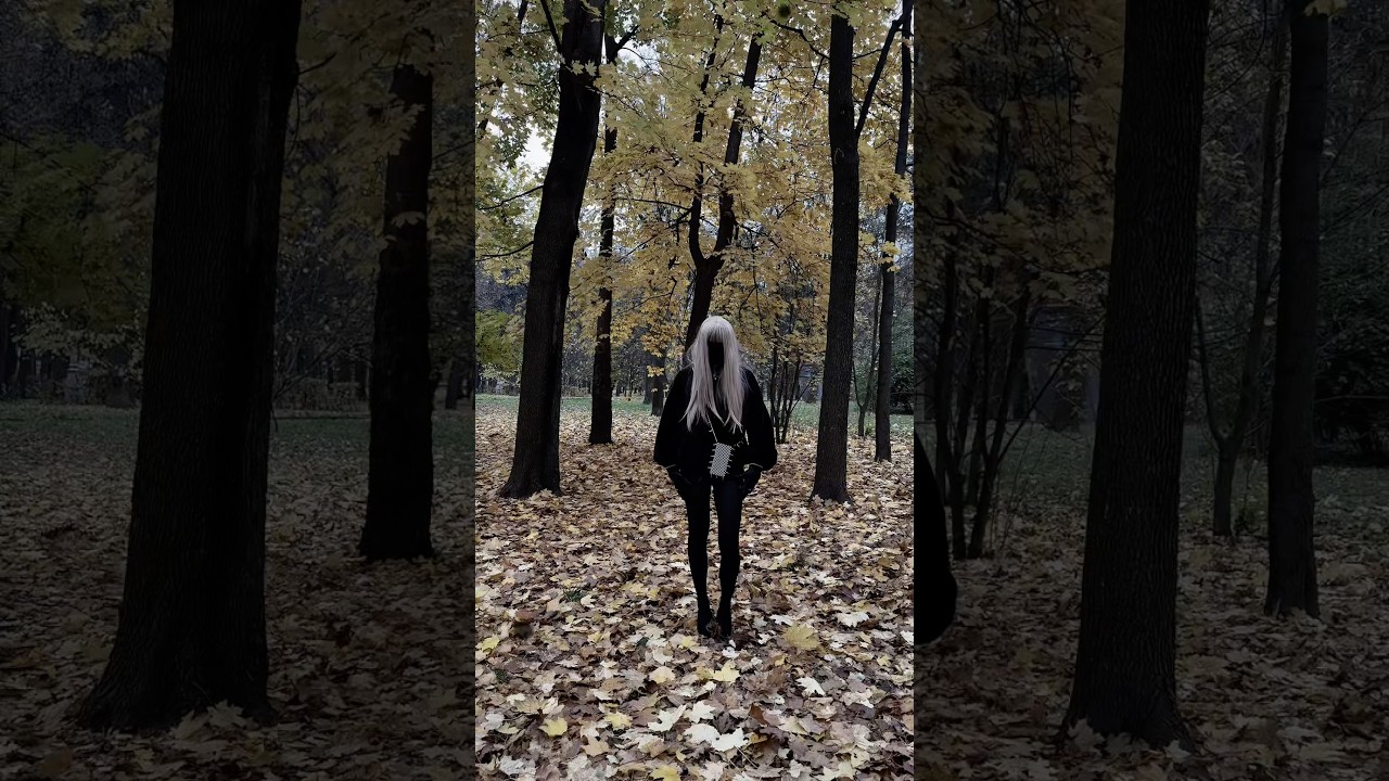 в лесу на хэллоуин 