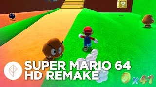 Super Mario 64 Hd Fan Project Gameplay Overview