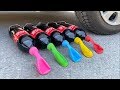 Crushing Crunchy & Soft Things by Car! EXPERIMENT: Car vs Coca Cola with Balloons 2