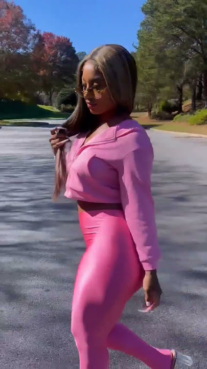 Yoga Spandex Satin Girls Pink