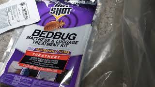 BEFORE U BUY WATCH THIS !!! Hot Shot Bed bug Mattress & luggage treatment kit Review