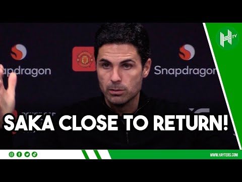 Saka is CLOSE... he's progressing well! Mikel Arteta reacts to United draw