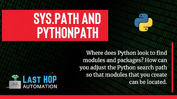 PYTHON sys.path and PYTHONPATH