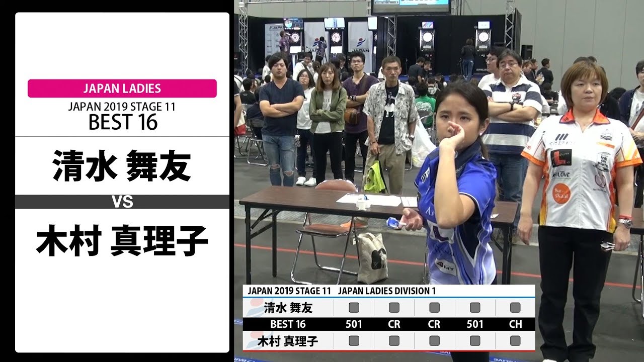 清水 舞友 Vs 木村 真理子 Japan 19 Stage 11 愛知 Ladies Best16 Youtube