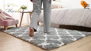 Best Rugshop Modern Wavy Circles Design Area Rug 5' 3" x 7' 3" Gray | Daily Deal Shop
