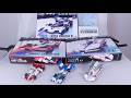 新版拼装版第一弹再版 VAKIT Future GPX Cyber Formula 001 Super Asurada 01, 002 Knight Savior & 003 Issuxark