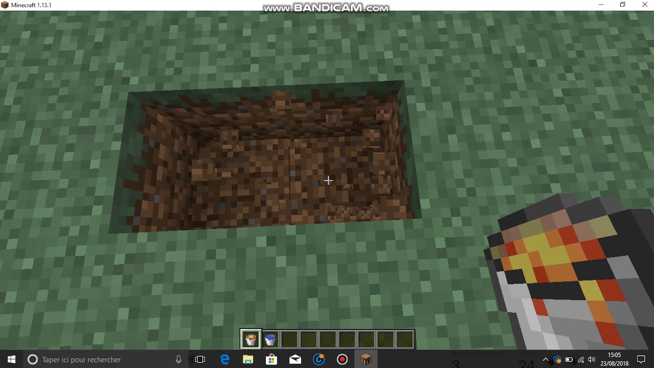 tuto minecraft comment faire un générateur de pierre - YouTube