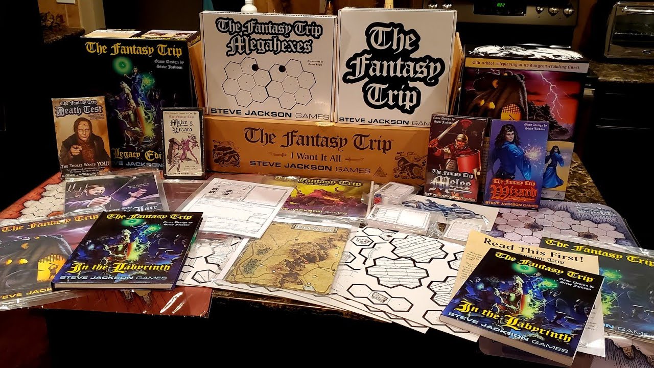 The Fantasy Trip Legacy Edition Unboxing - YouTube The Fantasy Trip Legacy Edition Unboxing - YouTube