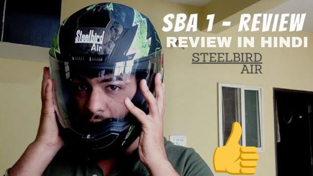 STEELBIRD SBA 1 HELMET STEELBIRD FREELIVE HELMET WITH CLEAR GLASS