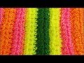 Полосатый коврик крючком. Как связать коврик крючком. Crochet rug.