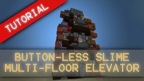 MorezysMinecraft: Minecraft 1.8 - Multi-floor Slime block Elevator Tutorial