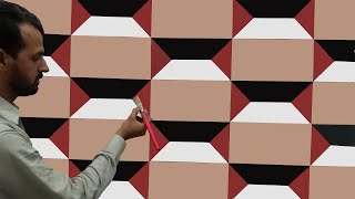 easy 3d wall painting 5