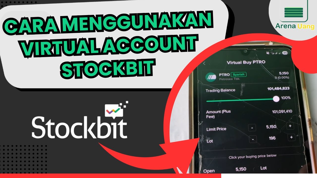 Cara Menggunakan Virtual Account Stockbit I Akun Demo Stockbit