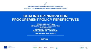 PROCEDIN | Scaling Up Innovation Procurement Policy Perspectives (Panel Discussion)