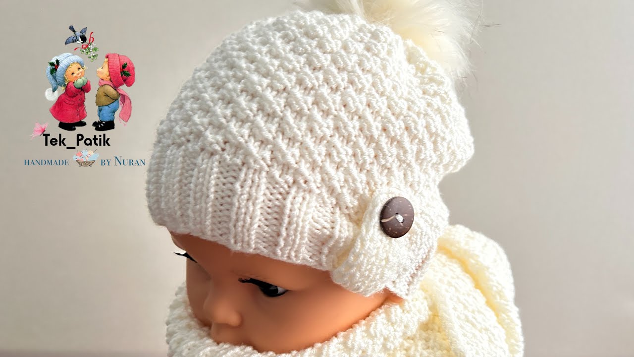 1 BALL 1 BEANIE - Детская шапочка модели Sugar Cube