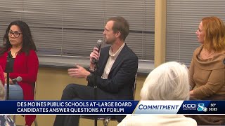 Des Moines Public Schools board candidates call for transparency in superintendent search