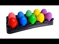 DIY How to Make Kinetic Sand Eggs/egg color game / Kinetic Sand  ASMR