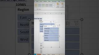 Slicer In Excel I Pivot Table In Excel I Computer with Kritika I  #excel #exceltricks #shorts
