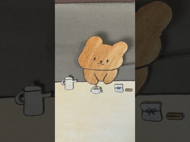꿀 보리차 만드는 중🍯🧸