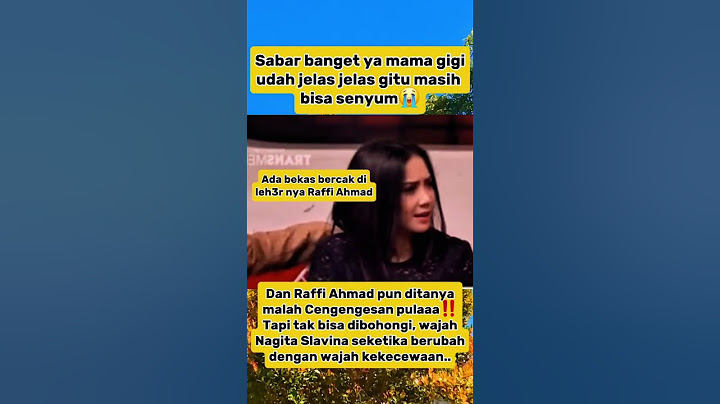 ketika Raffi Ahmad ketahuan bohong ini reaksi Nagita Slavina #raffinagita #raffiahmad #ayutingting