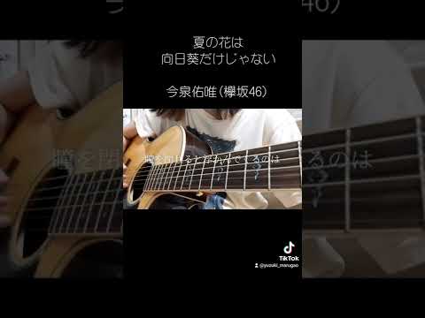 弾き語り 夏の花は向日葵だけじゃない 今泉佑唯 欅坂46 アコギ Shorts Youtube