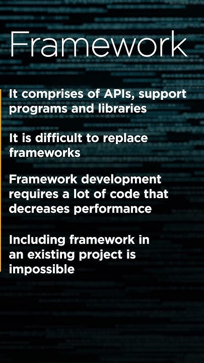 What Is The Difference Between Library and Framework? | Framework vs ...