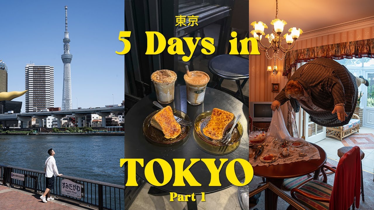 5 days in Tokyo 🇯🇵 東京 (harry potter, aesthetic cafes, shopping haul) | part 1 | japan trip