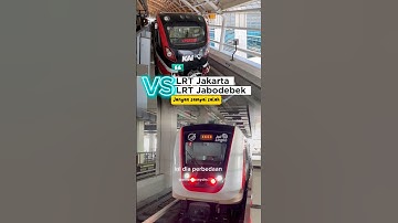 Perbedaan LRT Jakarta dan LRT Jabodebek, jangan sampai salah 😁