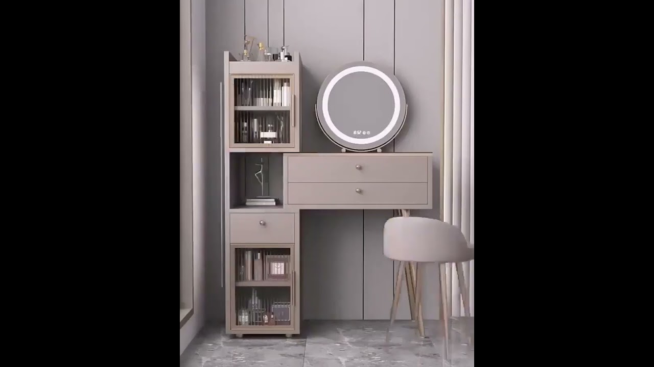 all in one multifunction modern dressing table All-in-one multifunctional modern dressing table