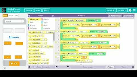 How to create a calculator I Code.org I Coding with Mahathi