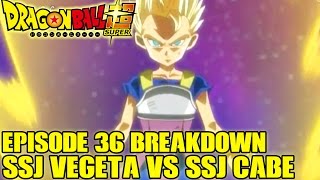 Dragon Ball Super - Episode 37 Preview + Episode 36 Ssj Cabe Vs Ssj Vegeta Ssgss Vegeta Preview