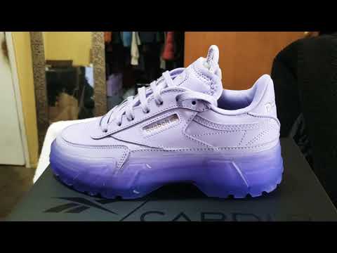 cardi purple reeboks