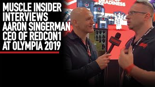 Muscle Insider Interviews Aaron Singerman Ceo Of Redcon1 At Olympia 2019
