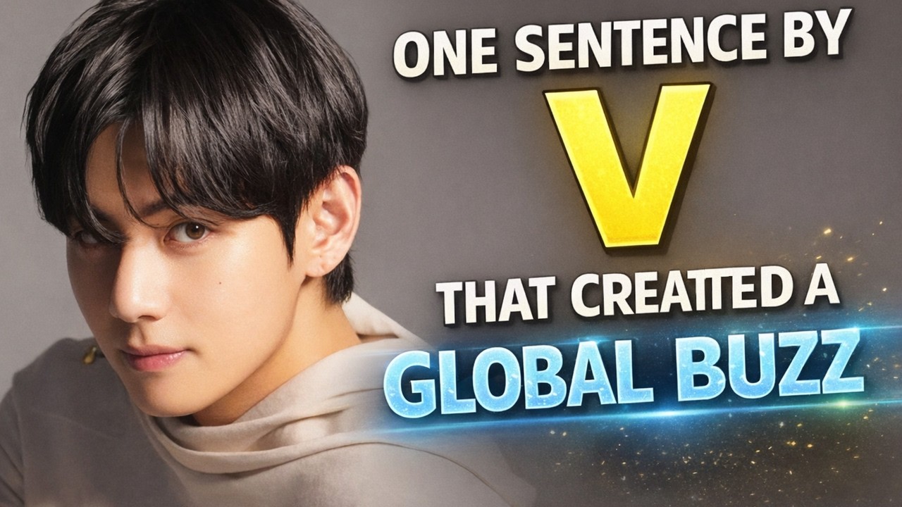 V One Word|How V’s One Honest Confession Shocked  Music World|A Single Confession, Massive Impact