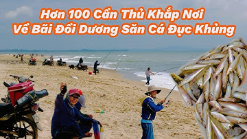 Câu Cá Bống Đục To Kinh Khủng | Cá Áp Dày Bãi Đồi Dương Lagi, Quy Tụ Nhiều Cần Thủ!@Longvlog86