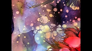 Alcohol Ink Painting Using a Brea Reese Kit @ceciliasart502