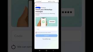 Check Your WhatsApp Messages for Facebook Two Factor Authentication Code | Fix 2026