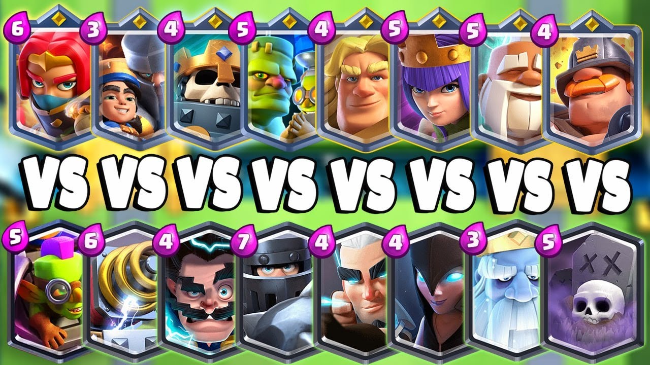CHAMPIONS CARDS vs LEGENDARY CARDS #2 - Clash Royale Challenge