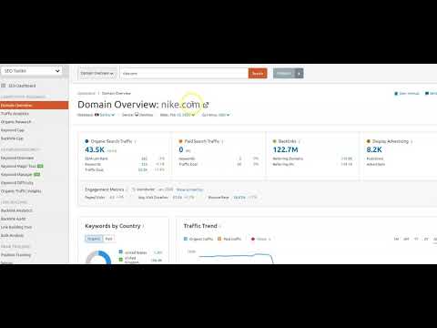 How to find competitor reffering domains/backlinks in SEMRush