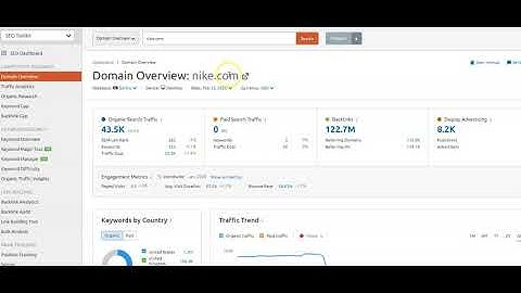 How to find competitor reffering domains/backlinks in SEMRush