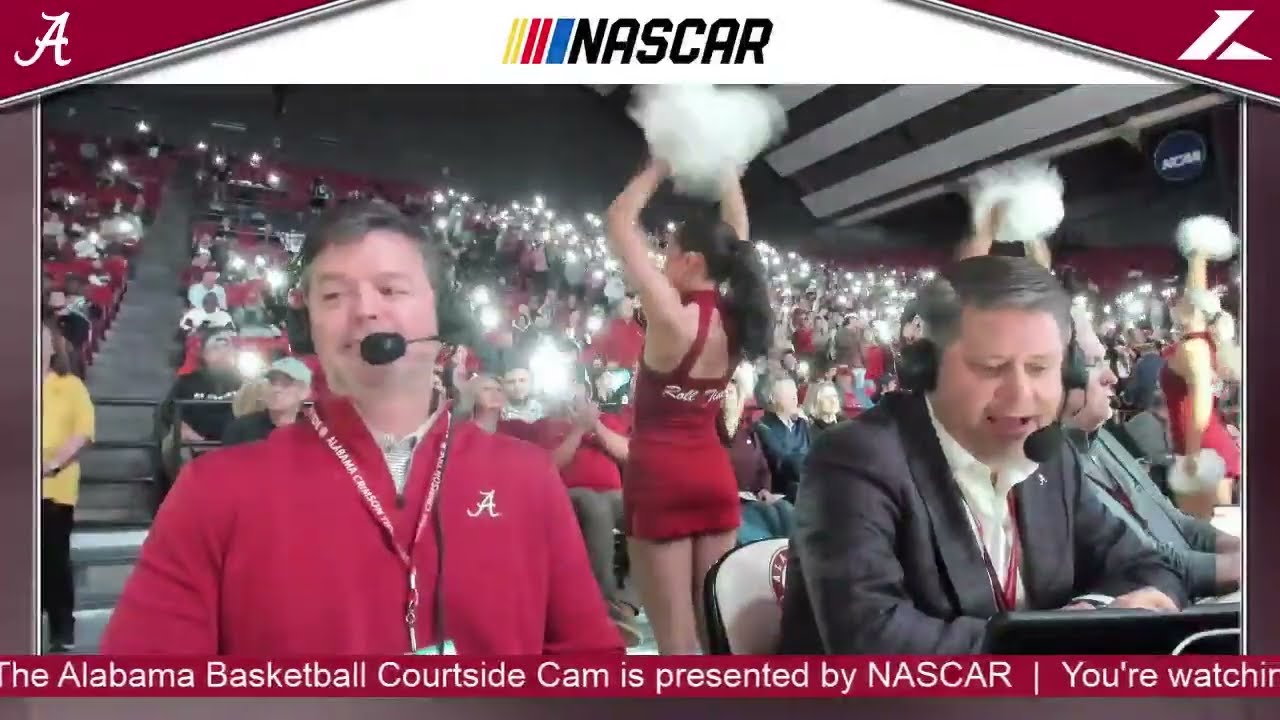 Courtside Cam Alabama vs. South Carolina January 9th, 2024 YouTube