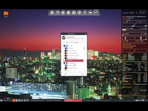 linux mint 18 xfce 21 how to set the fonts bigger