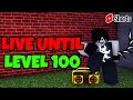 stream ends when I get level 100 two time in forsaken | #shorts #roblox