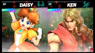 Super Smash Bros Ultimate Amiibo Fights – Request #22760 Daisy vs Ken