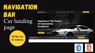 Build Responsive Navigation Bar | HTML CSS JavaScript Tutorial | Web Development Project